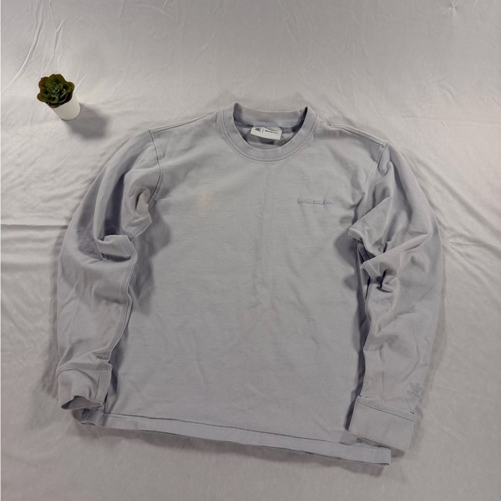 Adidas PW Pharrell Williams Humanrace Long Sleeve Shirt Almost Blue (S) HN3436